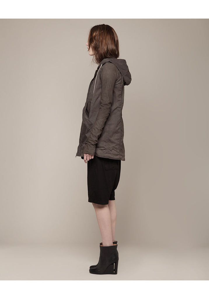 Jacket w/ Leather Sleeves