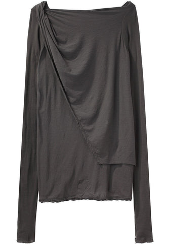 L/S Twist Neck Tee