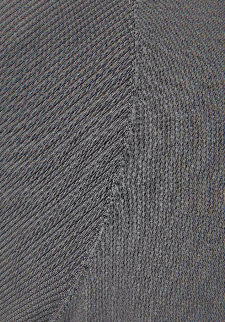 Ribbed Sleeve T-Shirt