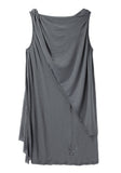 Sleeveless Drape Top