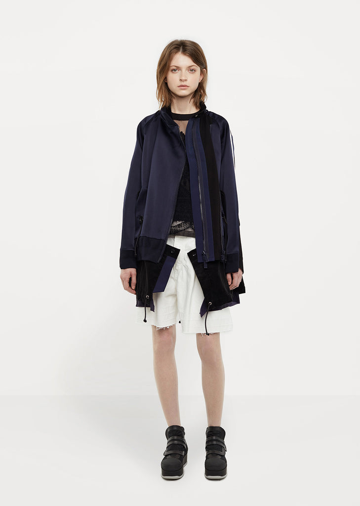 Silk Satin Track Jacket