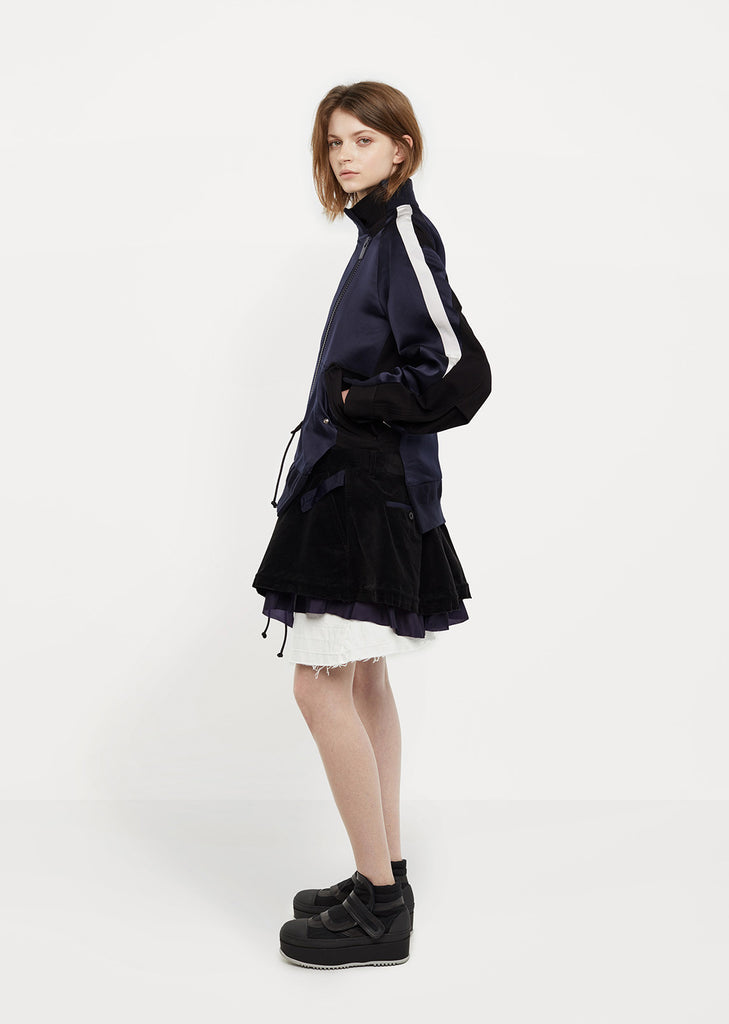 Silk Satin Track Jacket