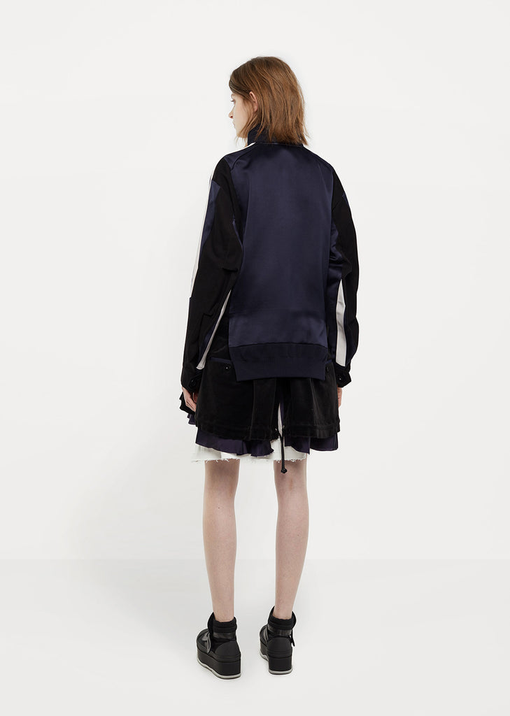 Silk Satin Track Jacket