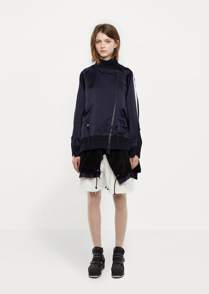 Silk Satin Track Jacket