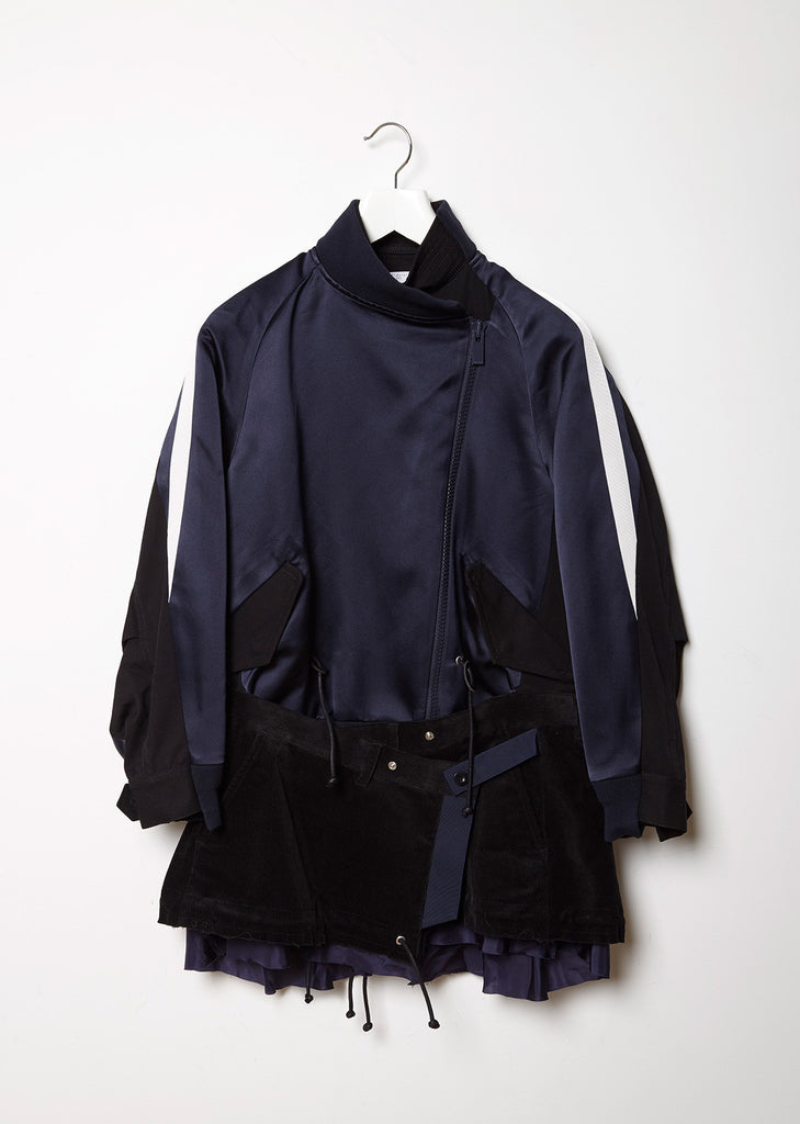 Silk Satin Track Jacket