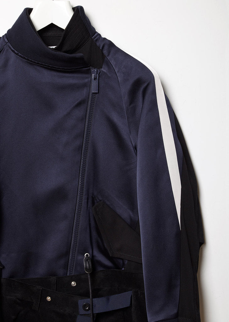 Silk Satin Track Jacket