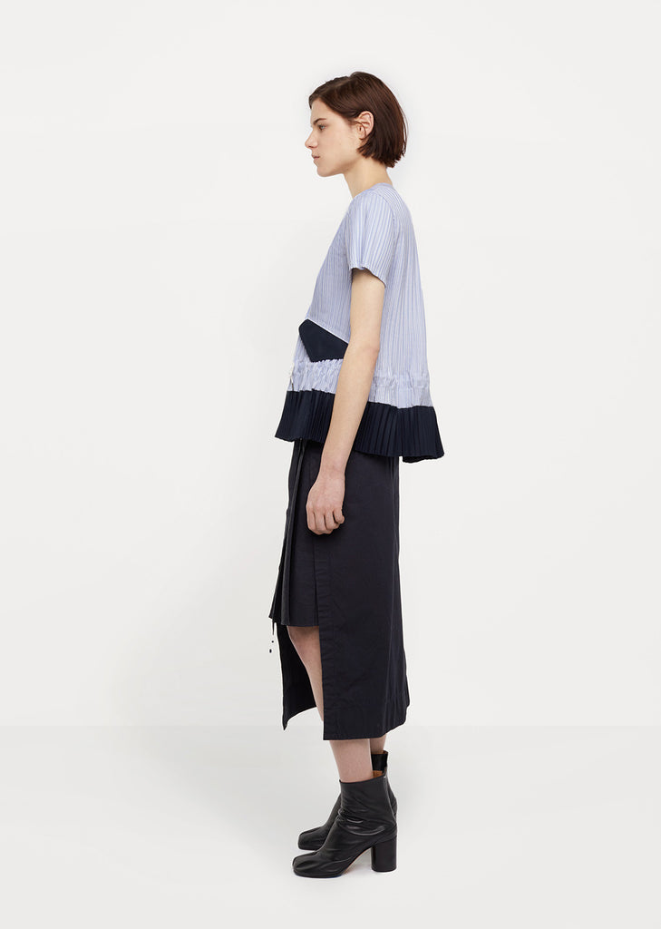 Shirting Drawstring Top