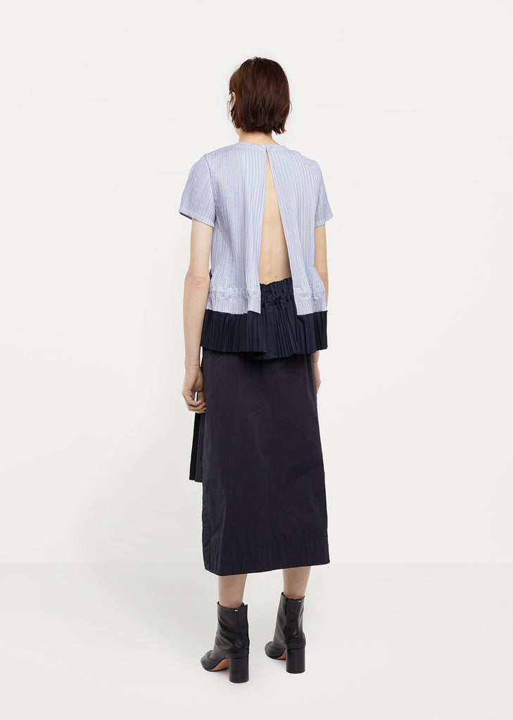 Shirting Drawstring Top