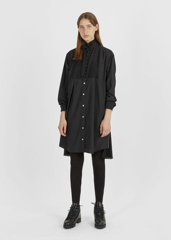 Front Bib Shirt Dress