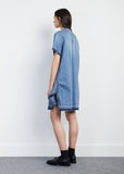 Denim Ruffle Dress