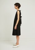 Tie Open Back Wool Dress