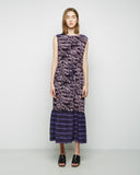 Floral Cinched Waist Maxi Dress