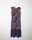 Floral Cinched Waist Maxi Dress