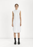 Oxford Sleeveless Shirtdress