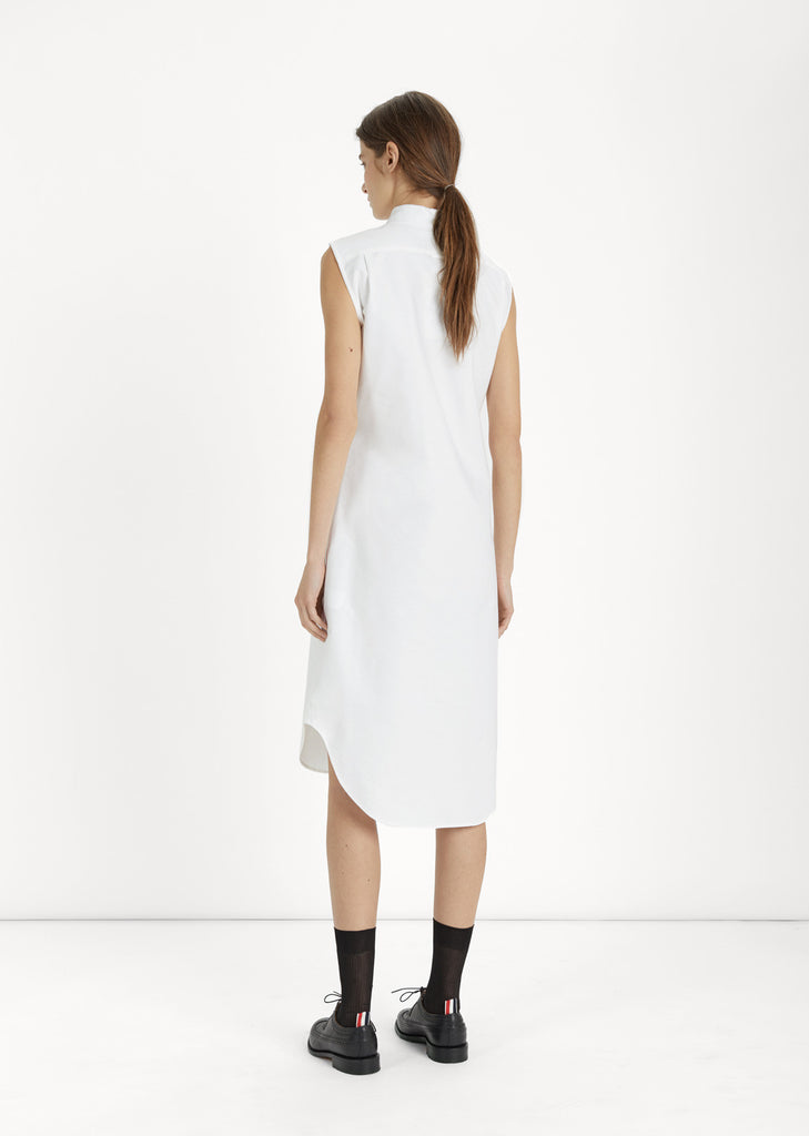Oxford Sleeveless Shirtdress