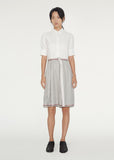 Pleated Shirtdress