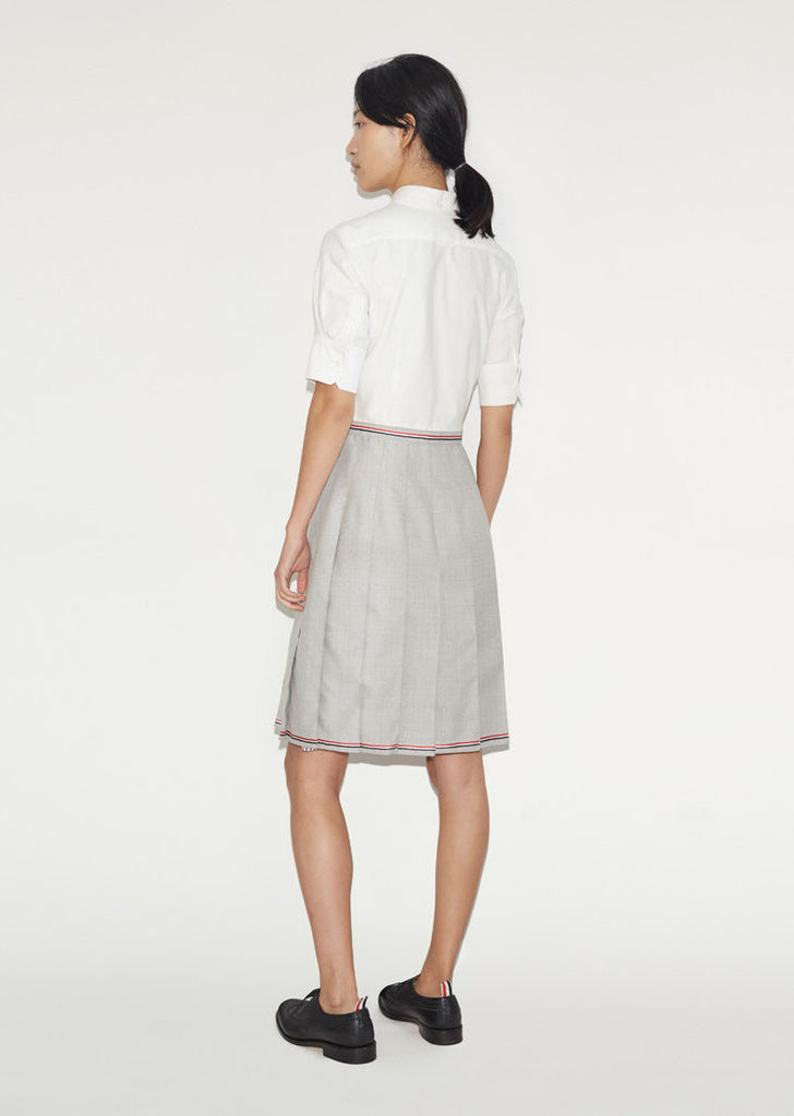 Pleated Shirtdress