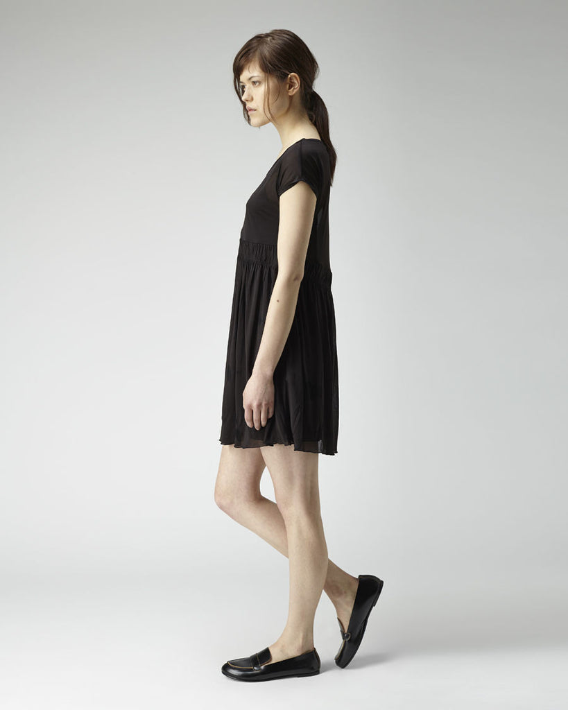 Shirred T-Shirt Dress
