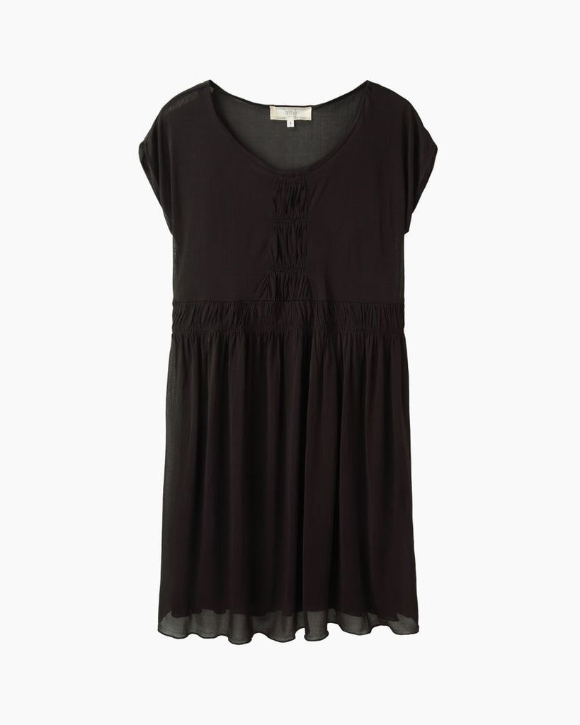 Shirred T-Shirt Dress