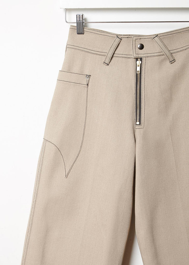 Darted Denim Culotte