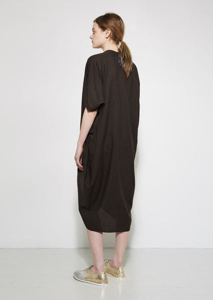 Black crane fashion wide dress