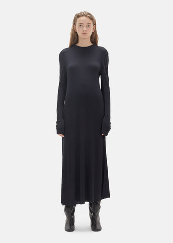 Jersey Ribbed Dress