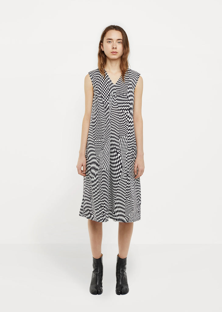 Cotton Poplin Print Dress