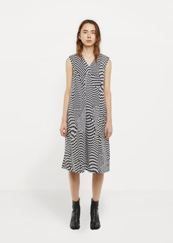 Cotton Poplin Print Dress