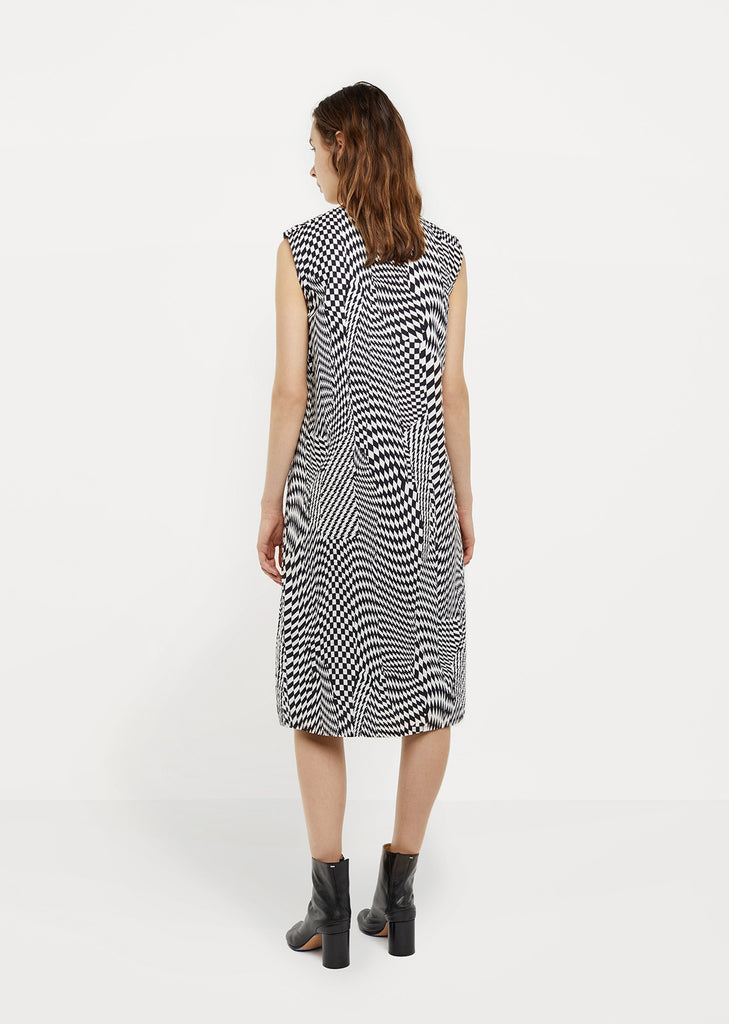 Cotton Poplin Print Dress