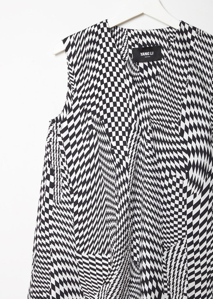 Cotton Poplin Print Dress