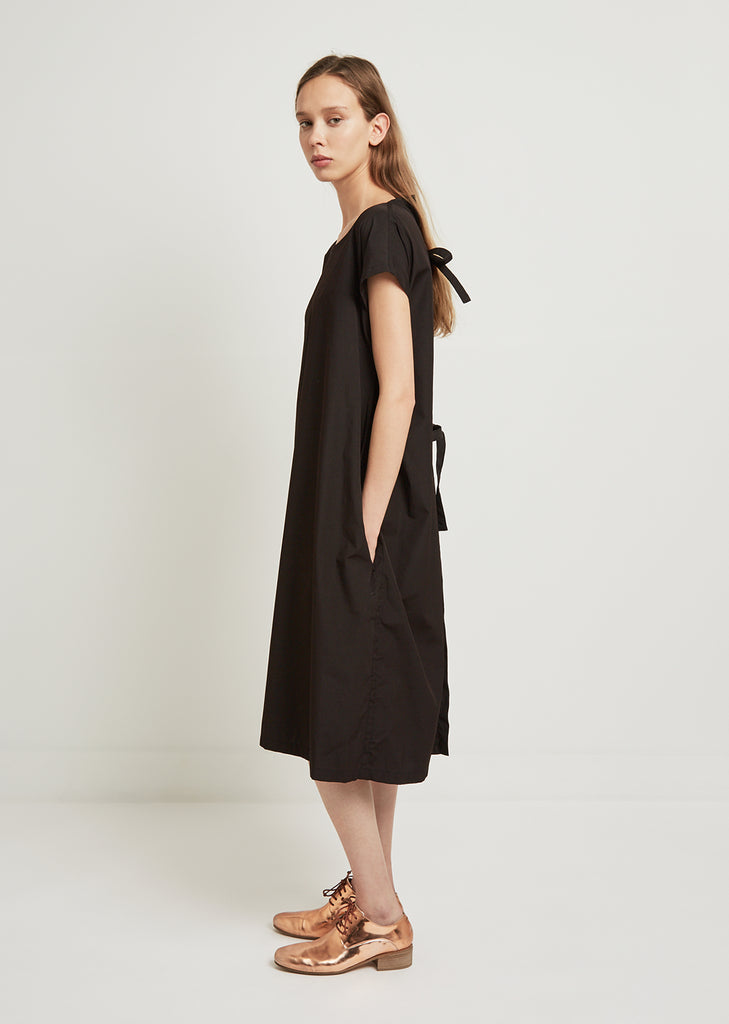 Open Back Strap French Dress