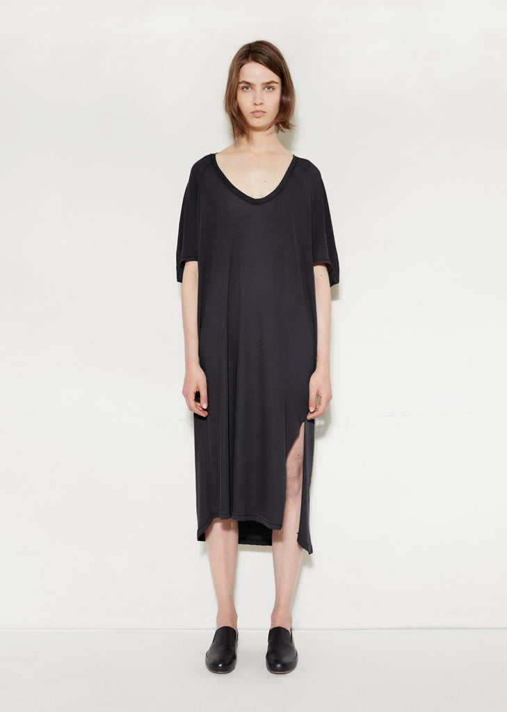 Loose Raglan Big Tee Dress