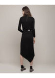 Belted Turtleneck Dress