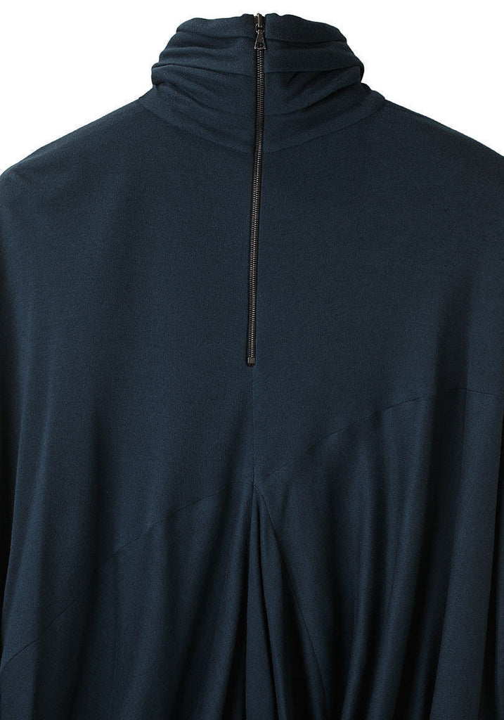 Drape Back Turtleneck