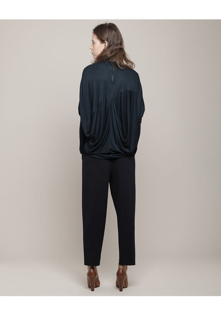 Drape Back Turtleneck