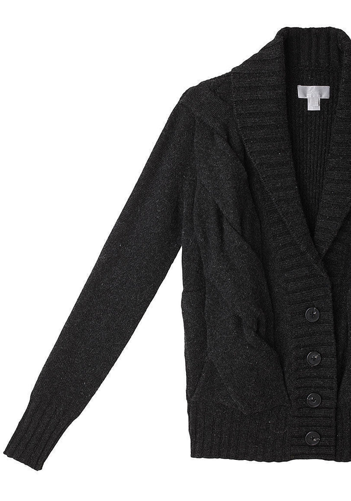 Exaggerated Cable Cardigan