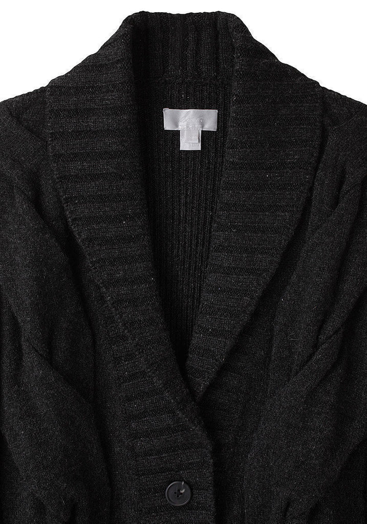 Exaggerated Cable Cardigan