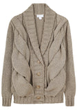 Exaggerated Cable Cardigan
