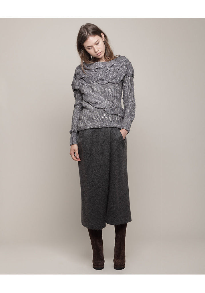 Exaggerated Cable Sweater