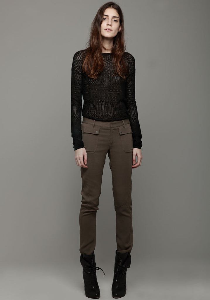 Skinny Pant w/ Patch Pockets