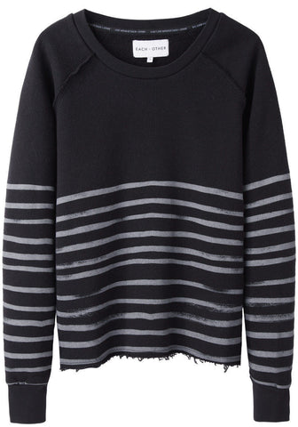 Waffle Stripe Sweater