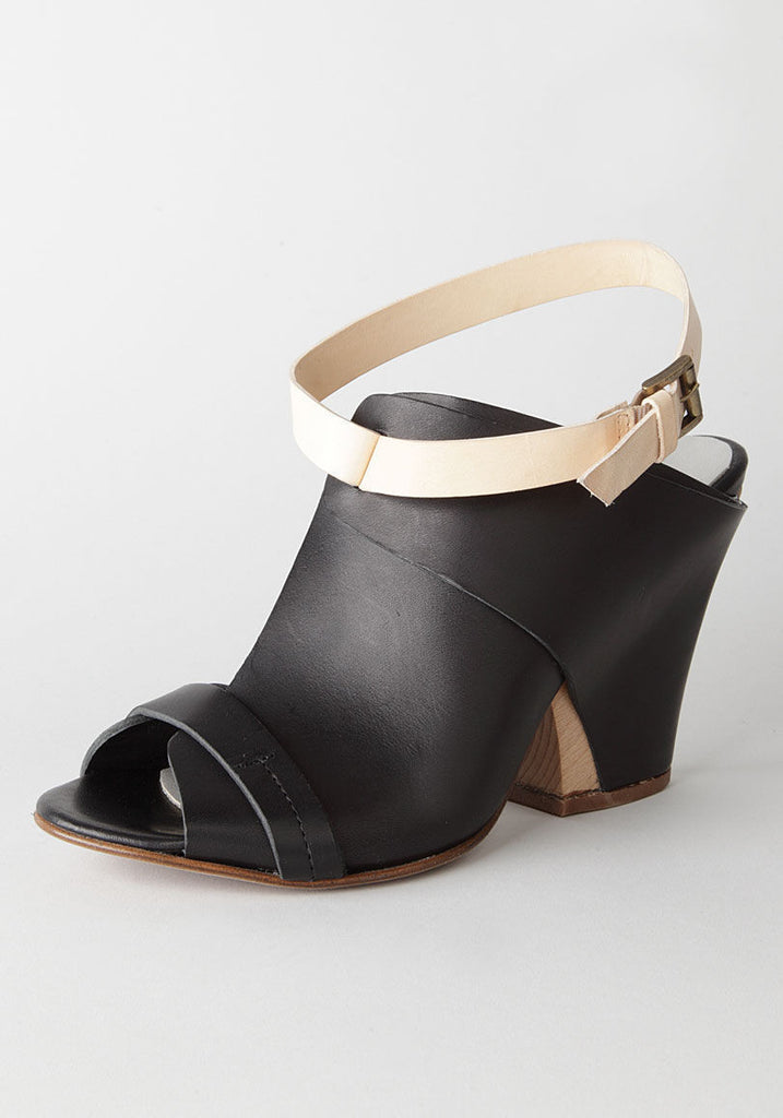 Hi-Sandal Wood Heel