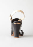 Hi-Sandal Wood Heel