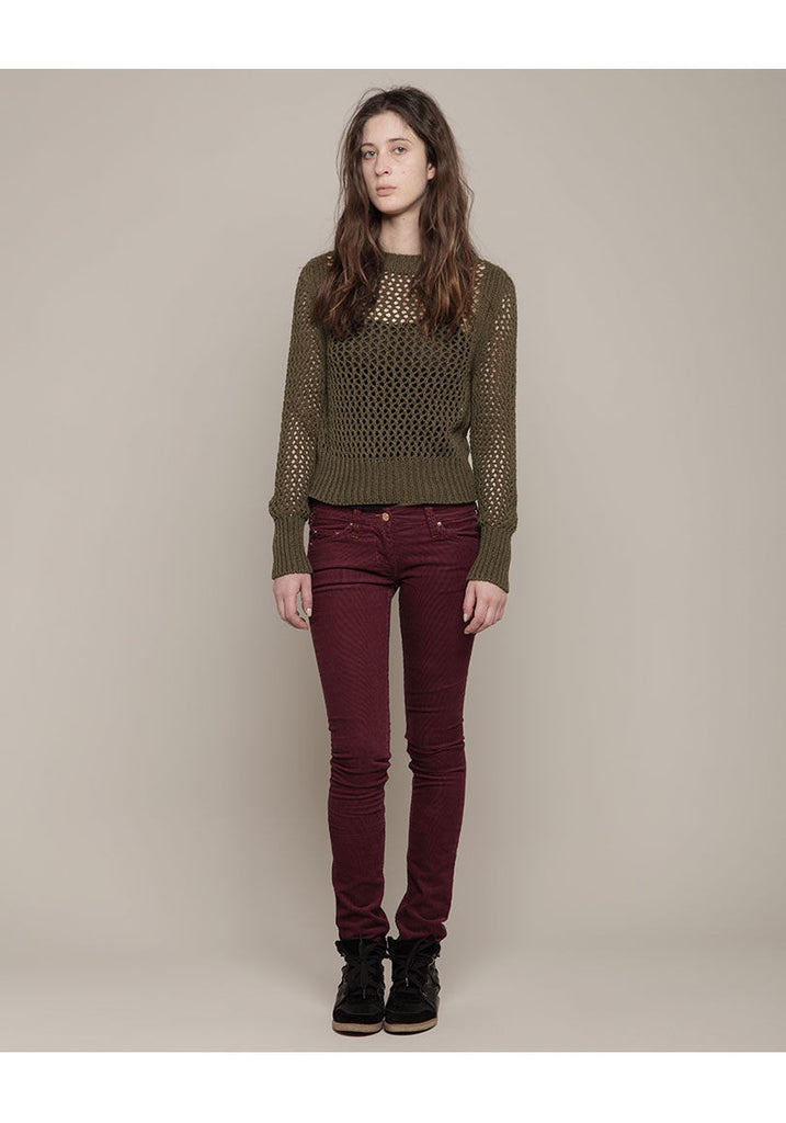 Abut Open Weave Pullover