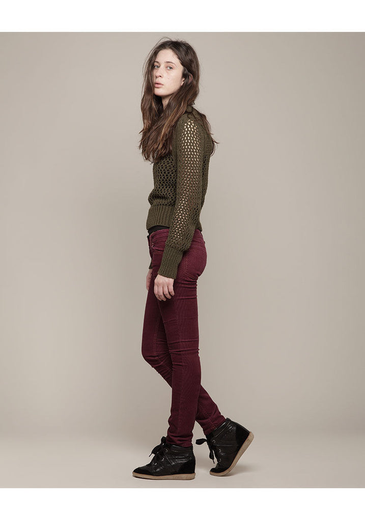 Abut Open Weave Pullover