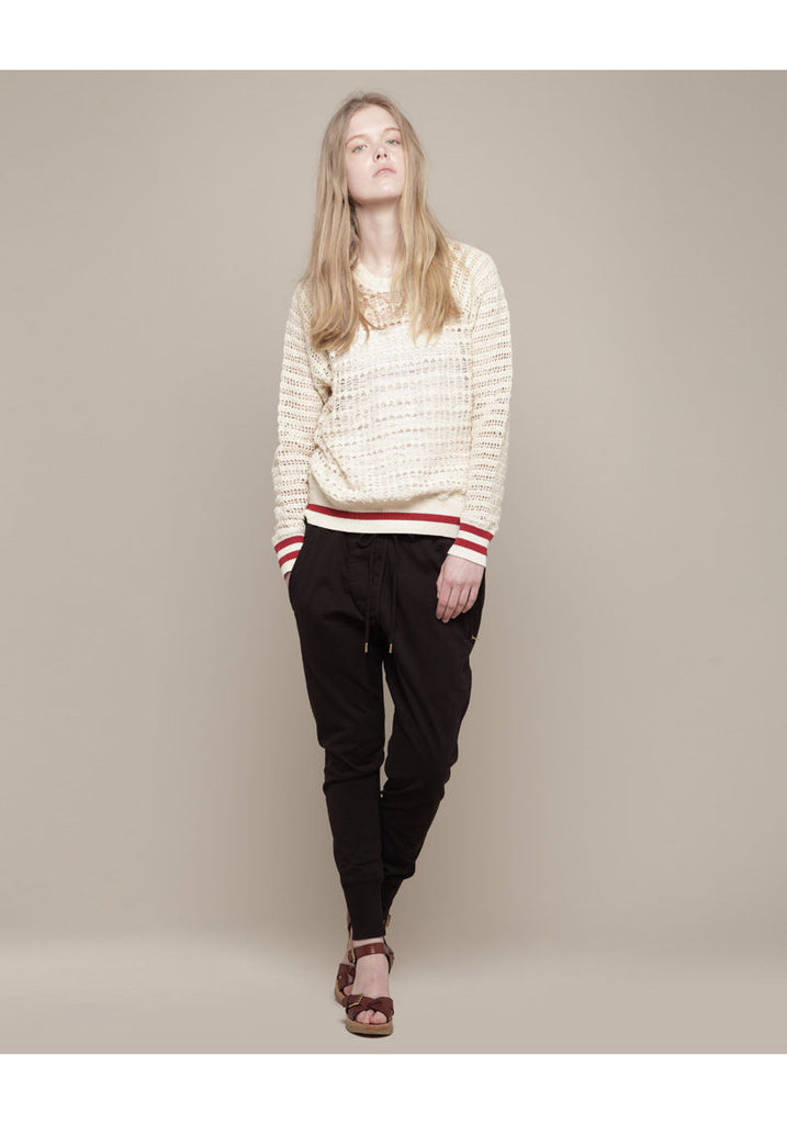 Cilla Crochet Lace Pullover