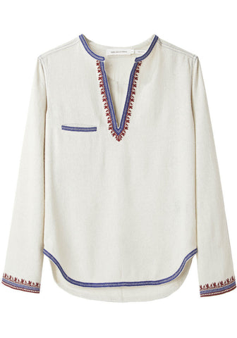 Demie Embroidered Top