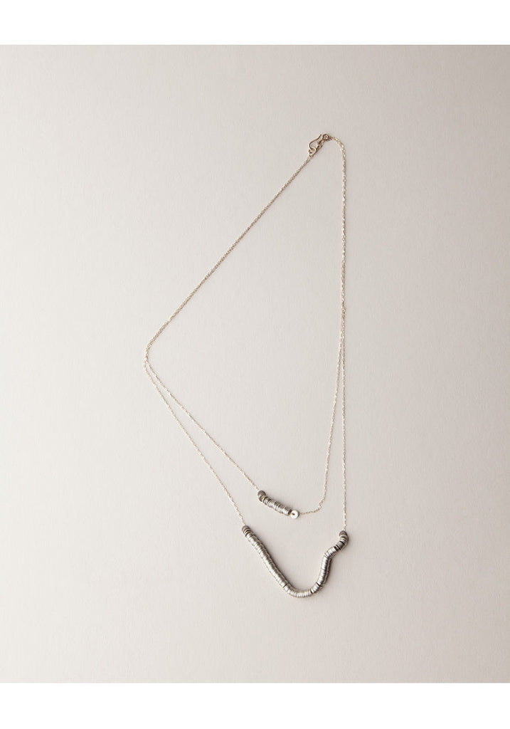 02.19.1985 Metal Sequins Necklace