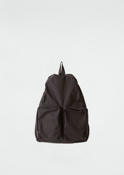 Gabardine Backpack — Black – La Garçonne