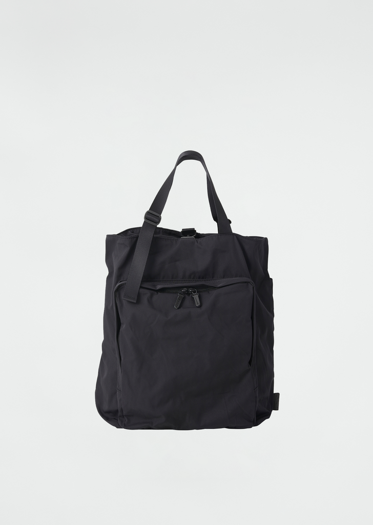 Gabardine 2-Way Backpack — Black